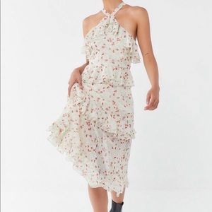 Urban Outfitters Tiered Ruffle across Back Midi